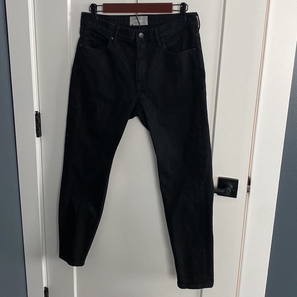 Everlane Black Straight Ankle Jeans EUC - Picture 2 of 10